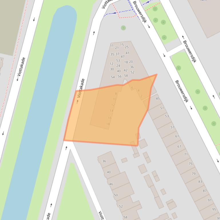 Kaart van postcodegebied 3314ER.