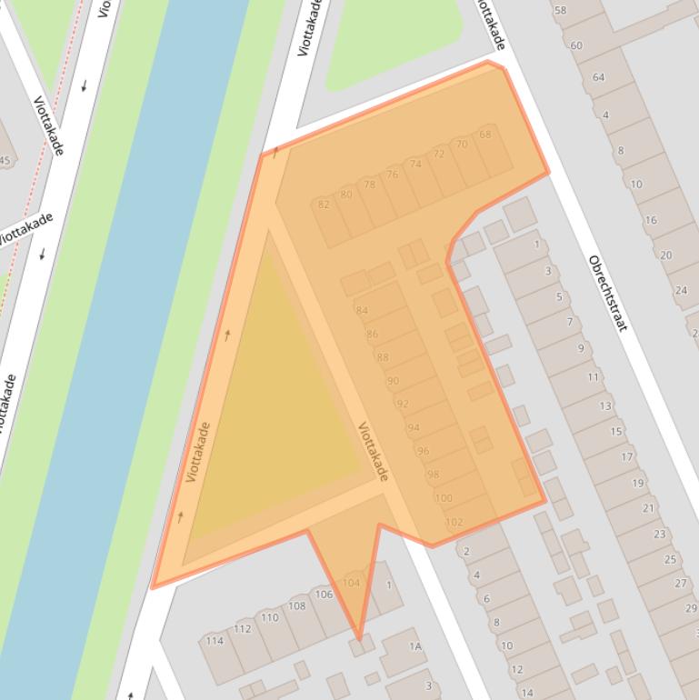 Kaart van postcodegebied 3314ET.