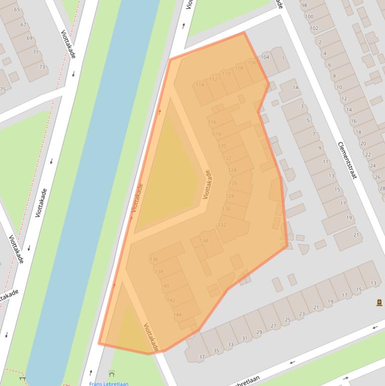 Kaart van postcodegebied 3314EV.