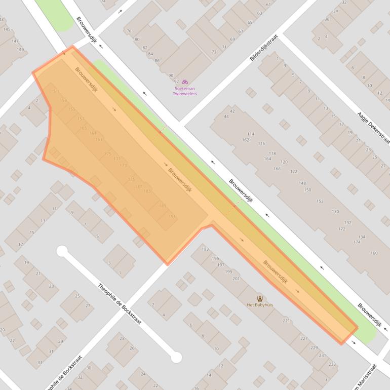 Kaart van postcodegebied 3314GK.