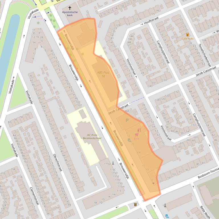 Kaart van postcodegebied 3314GR.