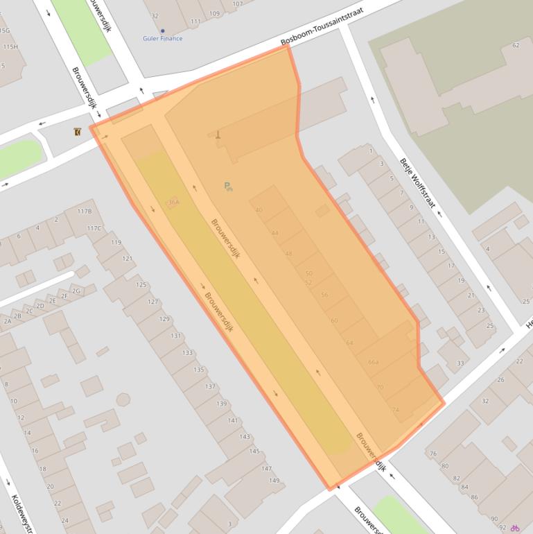 Kaart van postcodegebied 3314GS.