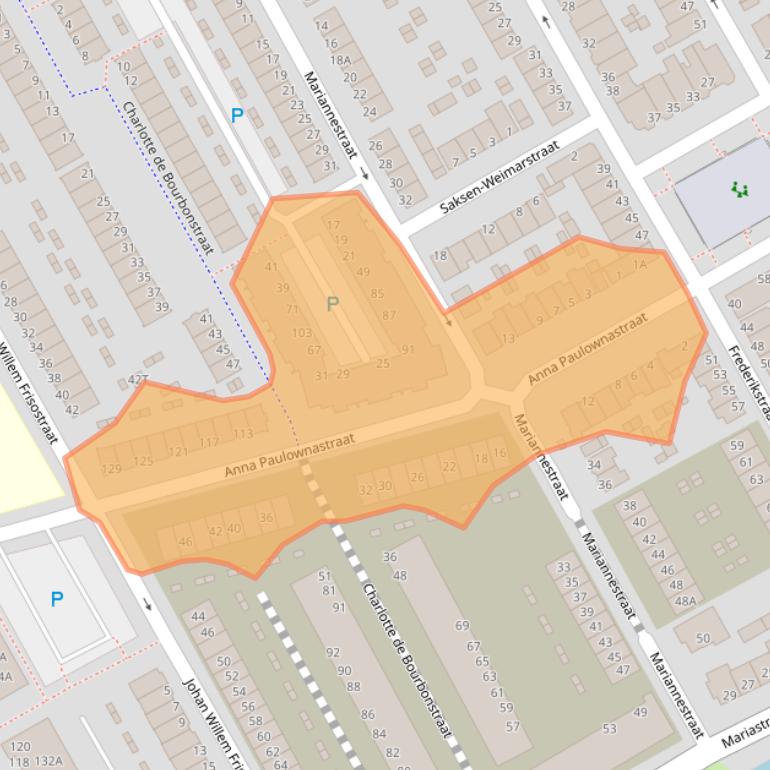 Kaart van postcodegebied 3314JK.