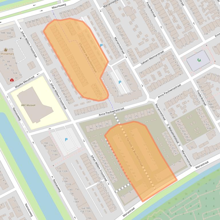 Kaart van postcodegebied 3314JL.