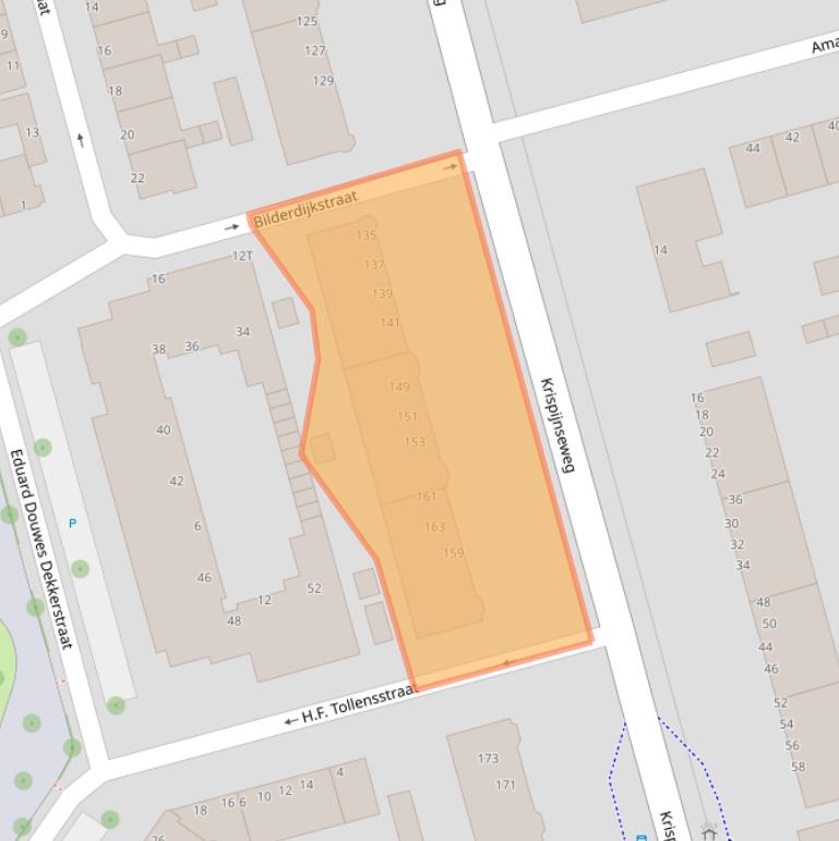 Kaart van postcodegebied 3314KD.