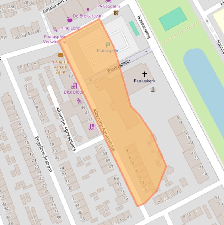 Kaart van postcodegebied 3314LC.