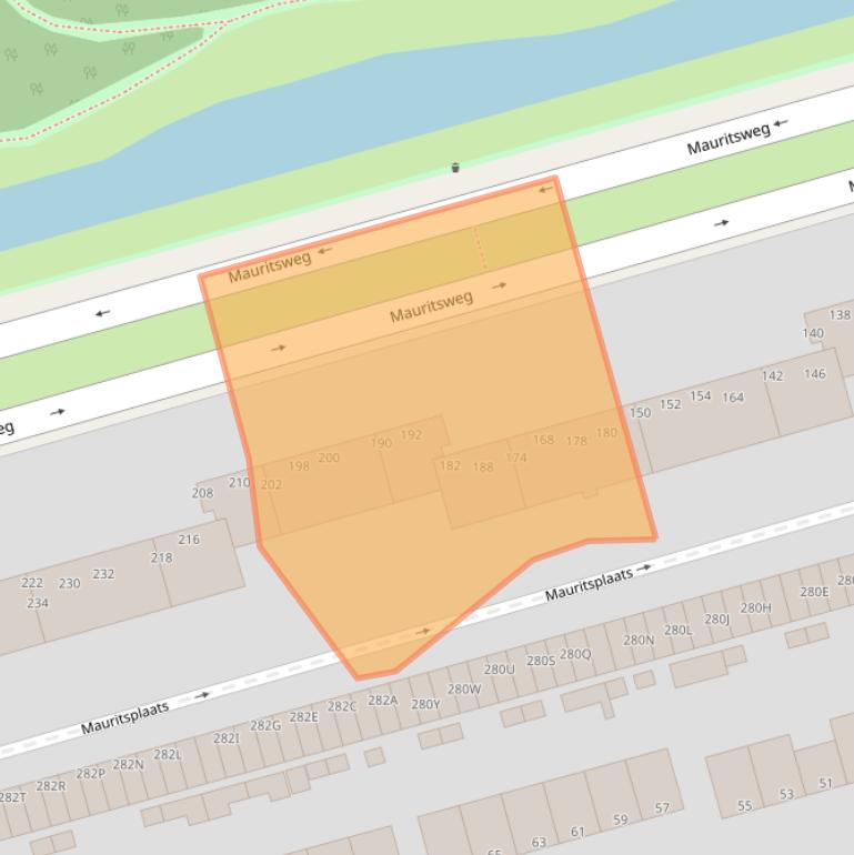 Kaart van postcodegebied 3314LR.