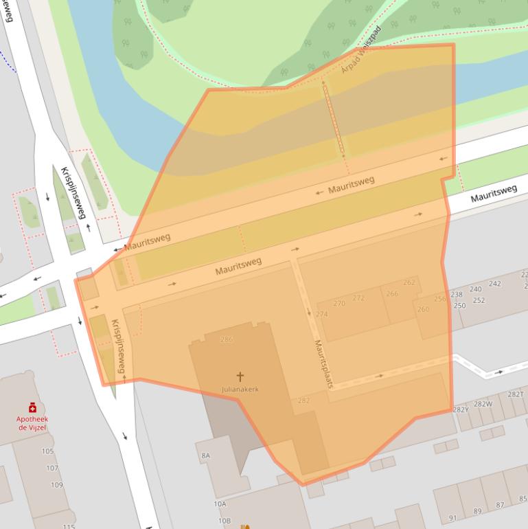 Kaart van postcodegebied 3314LT.