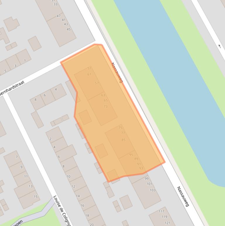 Kaart van postcodegebied 3314NE.