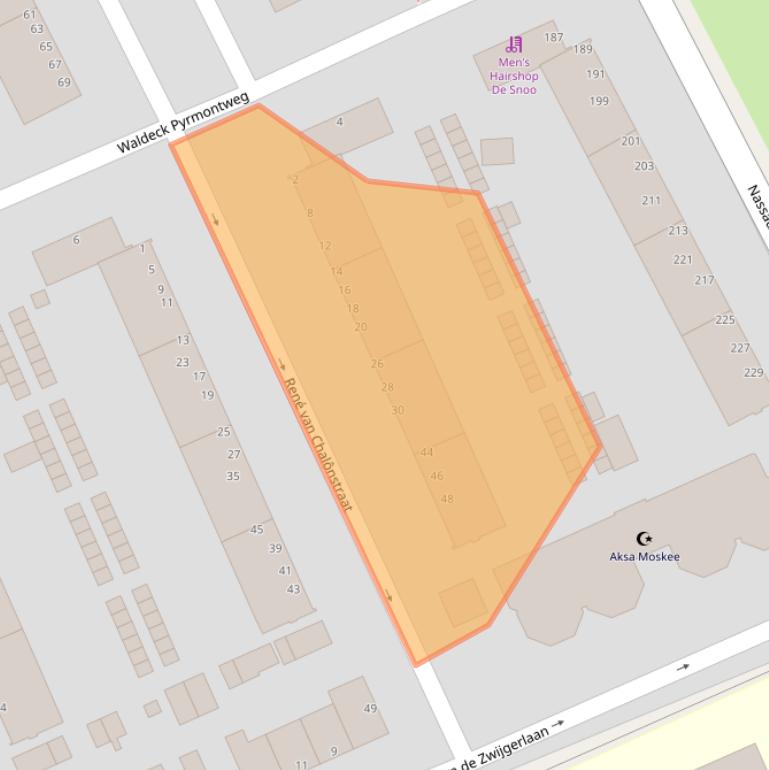 Kaart van postcodegebied 3314NT.