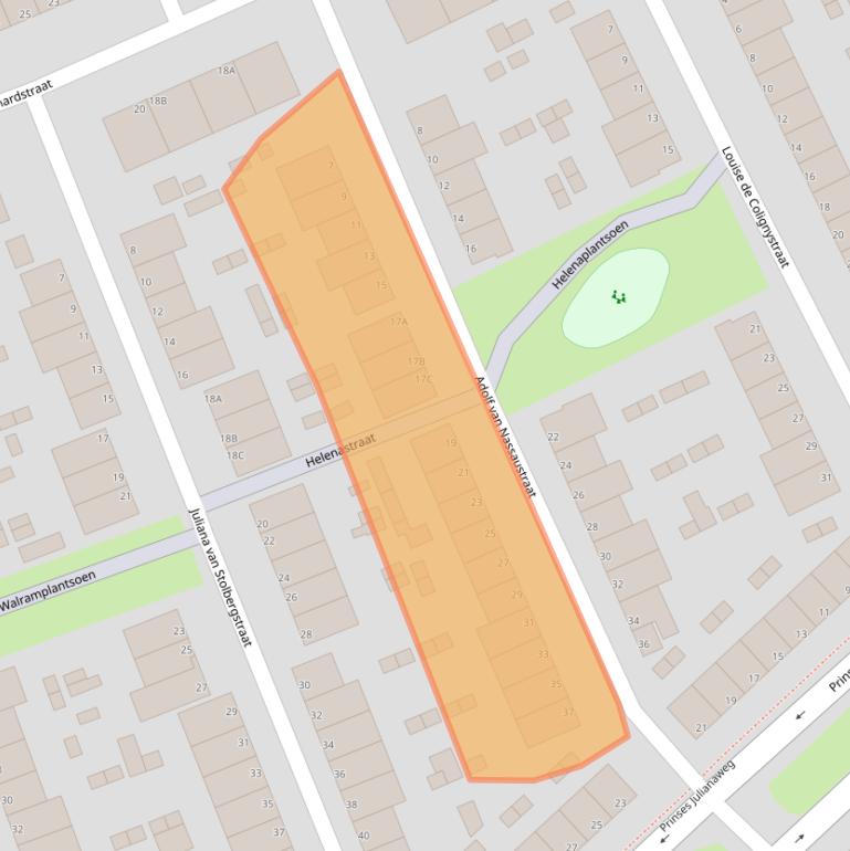 Kaart van postcodegebied 3314PA.