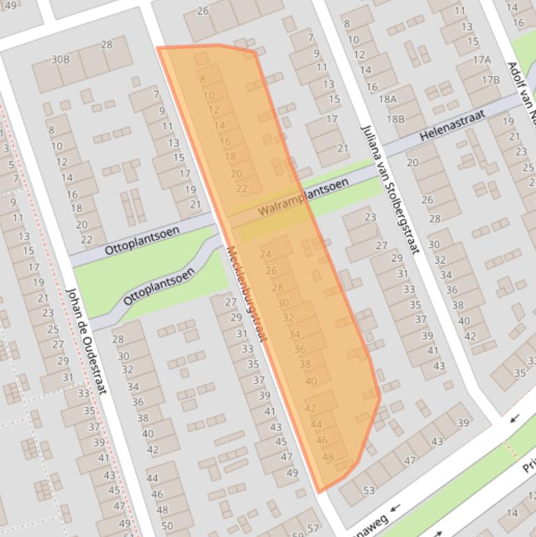 Kaart van postcodegebied 3314PM.