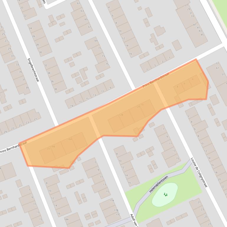 Kaart van postcodegebied 3314PS.