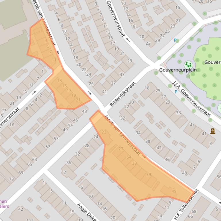 Kaart van postcodegebied 3314RT.