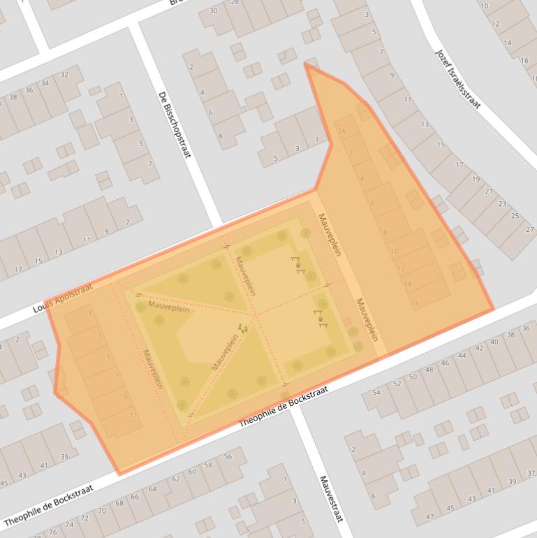 Kaart van postcodegebied 3314VK.