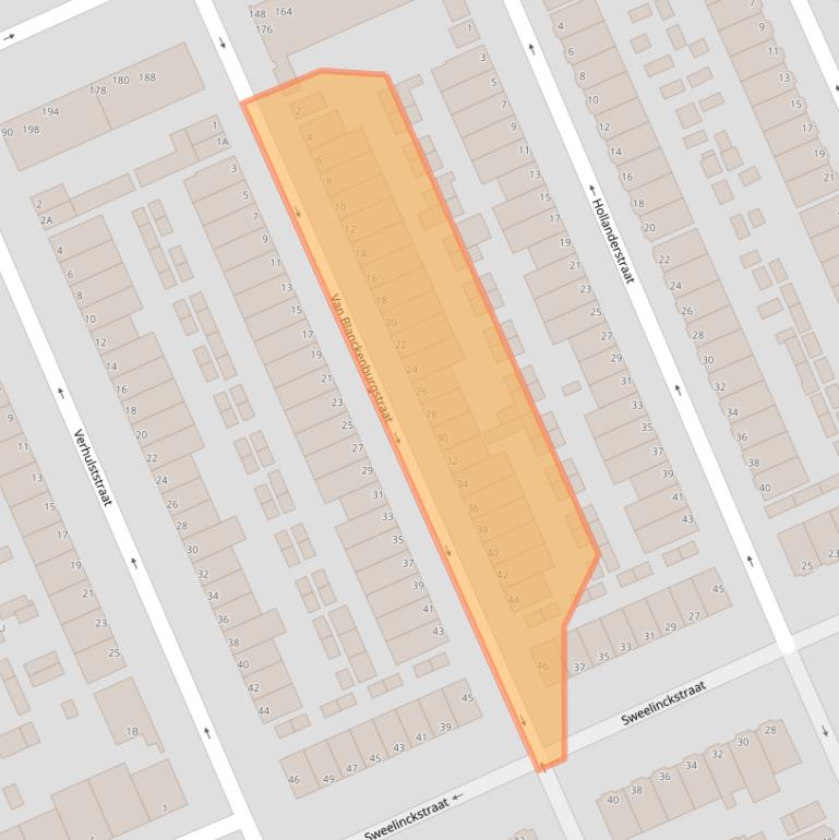 Kaart van postcodegebied 3314WN.