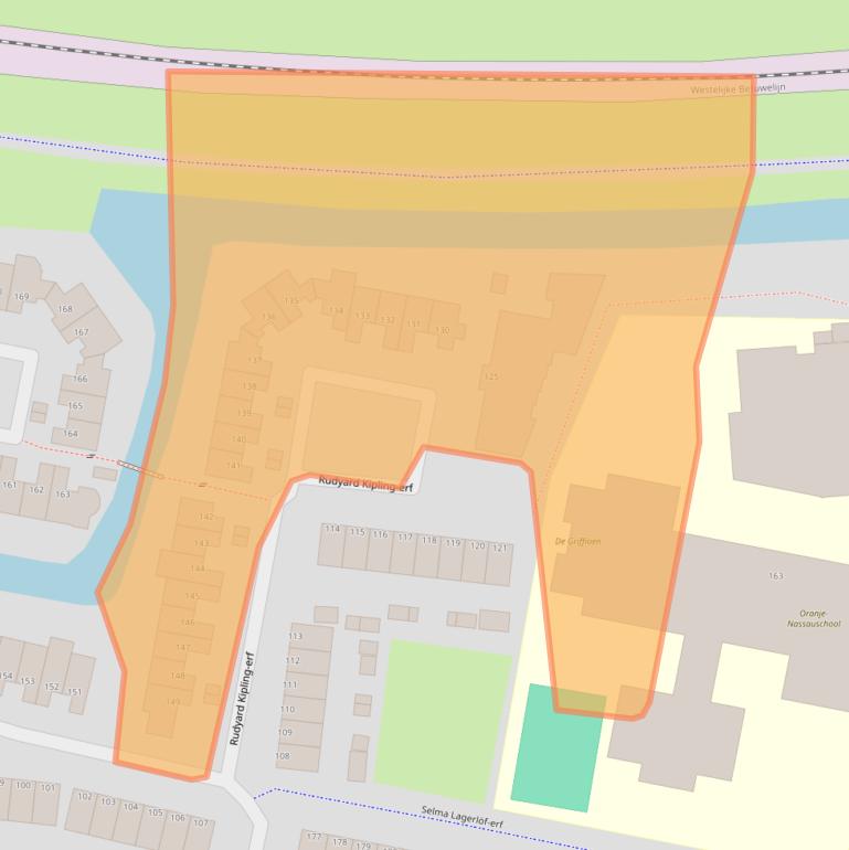Kaart van postcodegebied 3315AE.