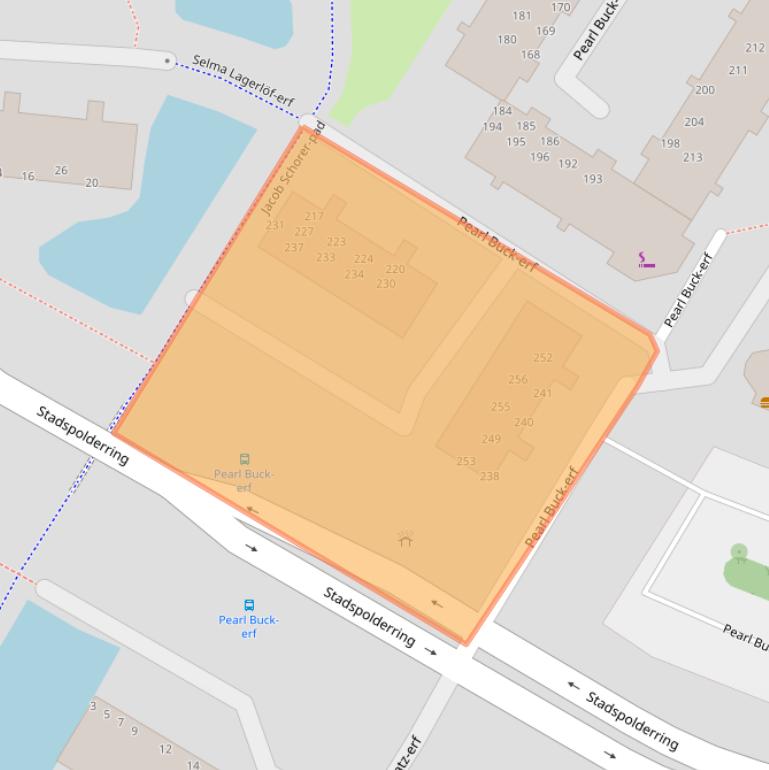 Kaart van postcodegebied 3315BG.