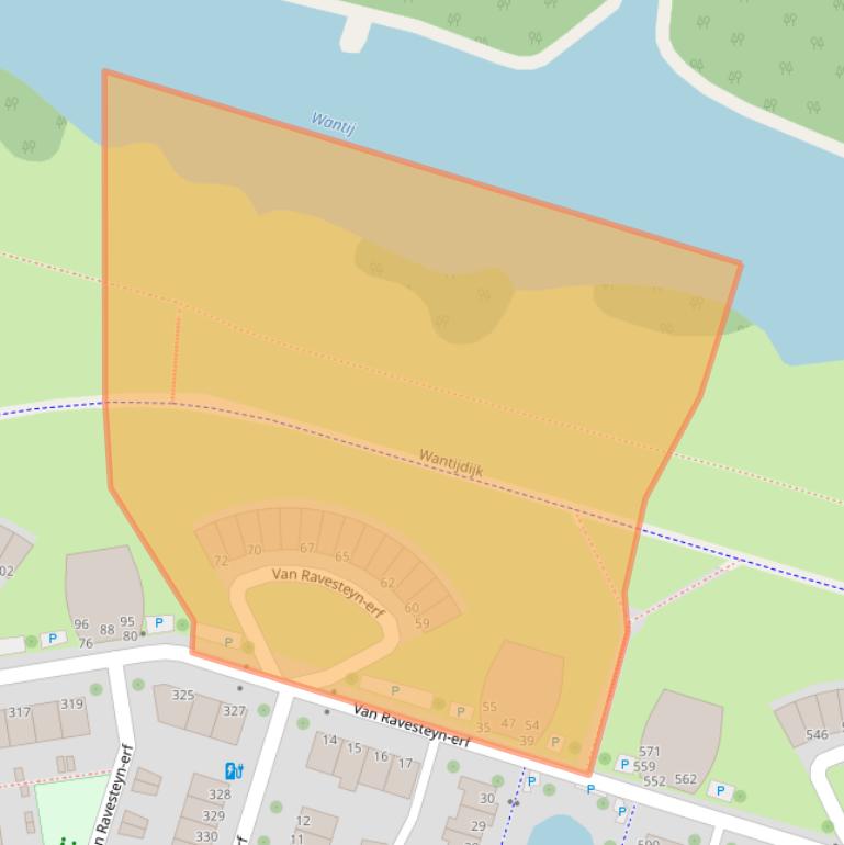 Kaart van postcodegebied 3315DH.