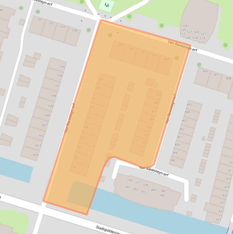 Kaart van postcodegebied 3315DR.