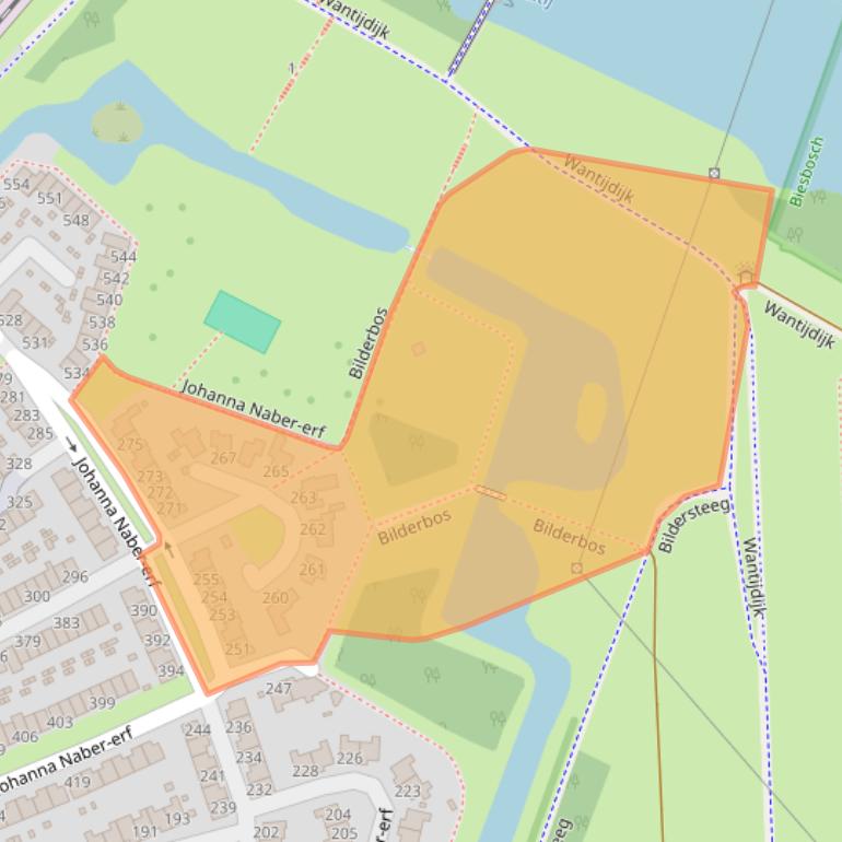 Kaart van postcodegebied 3315HH.