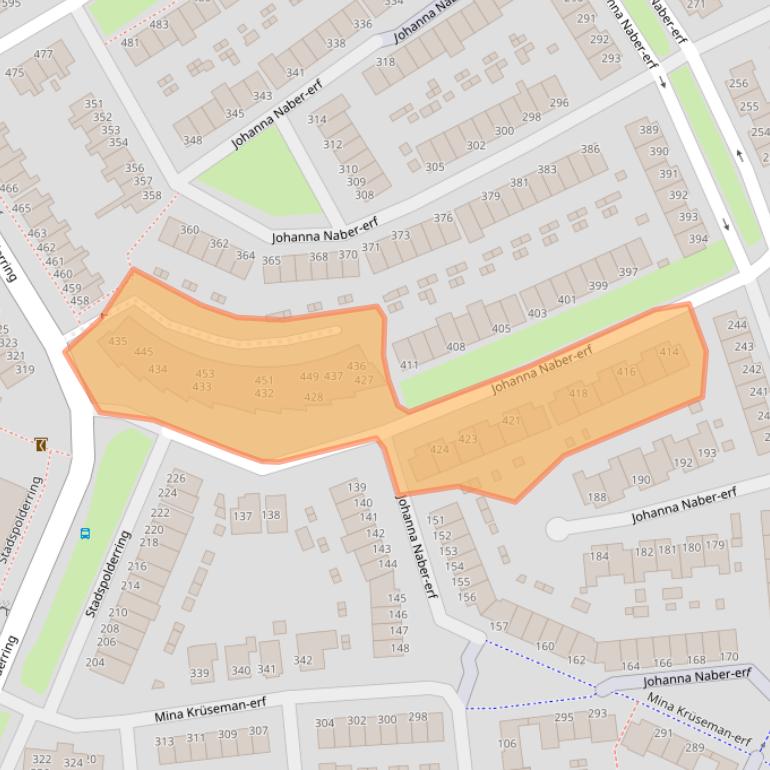 Kaart van postcodegebied 3315HM.