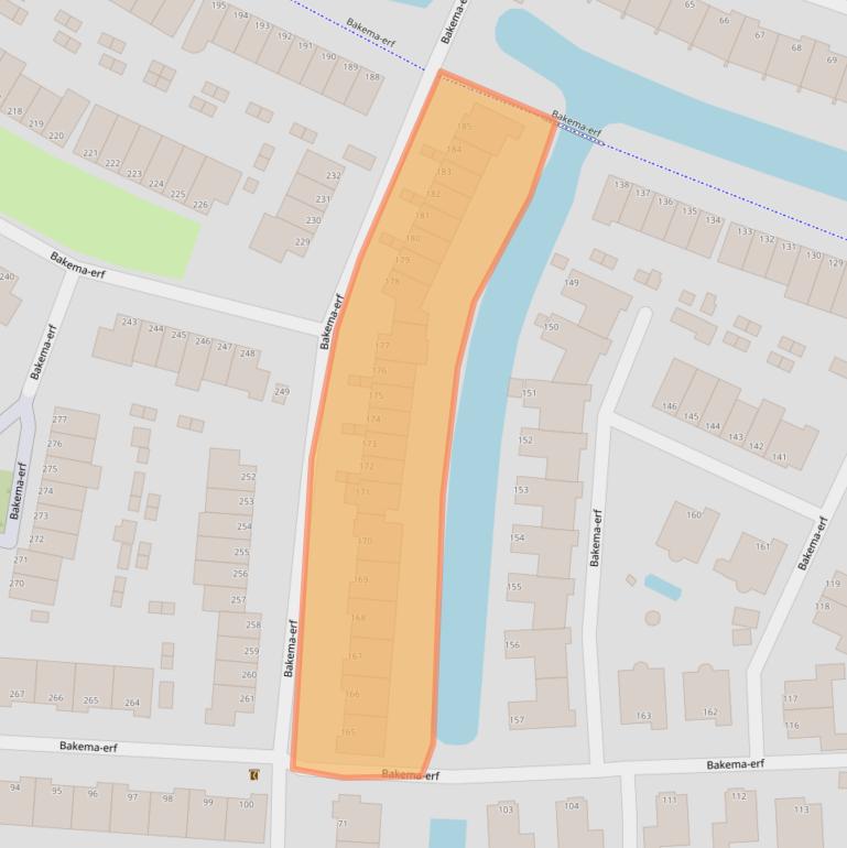 Kaart van postcodegebied 3315JD.