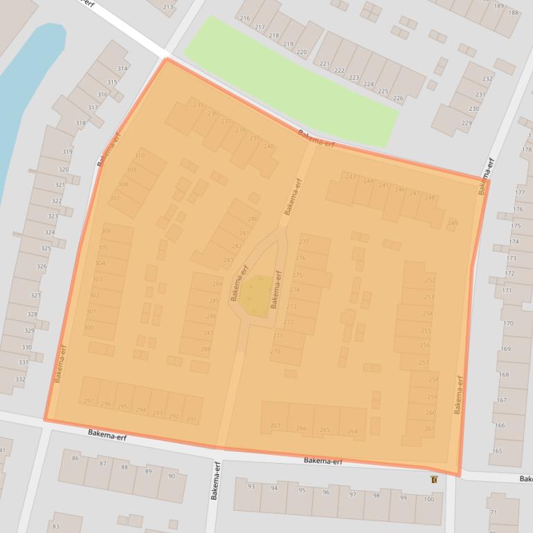 Kaart van postcodegebied 3315JG.