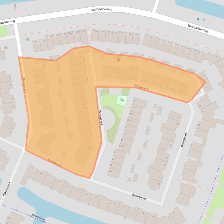 Kaart van postcodegebied 3315JL.