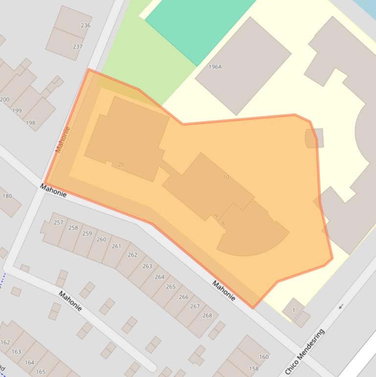 Kaart van postcodegebied 3315MC.