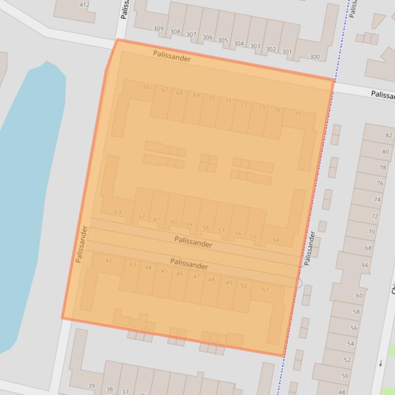 Kaart van postcodegebied 3315ML.