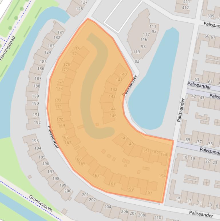 Kaart van postcodegebied 3315MP.