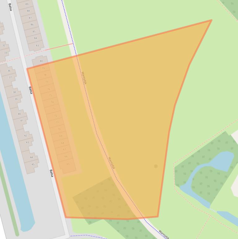 Kaart van postcodegebied 3315NG.