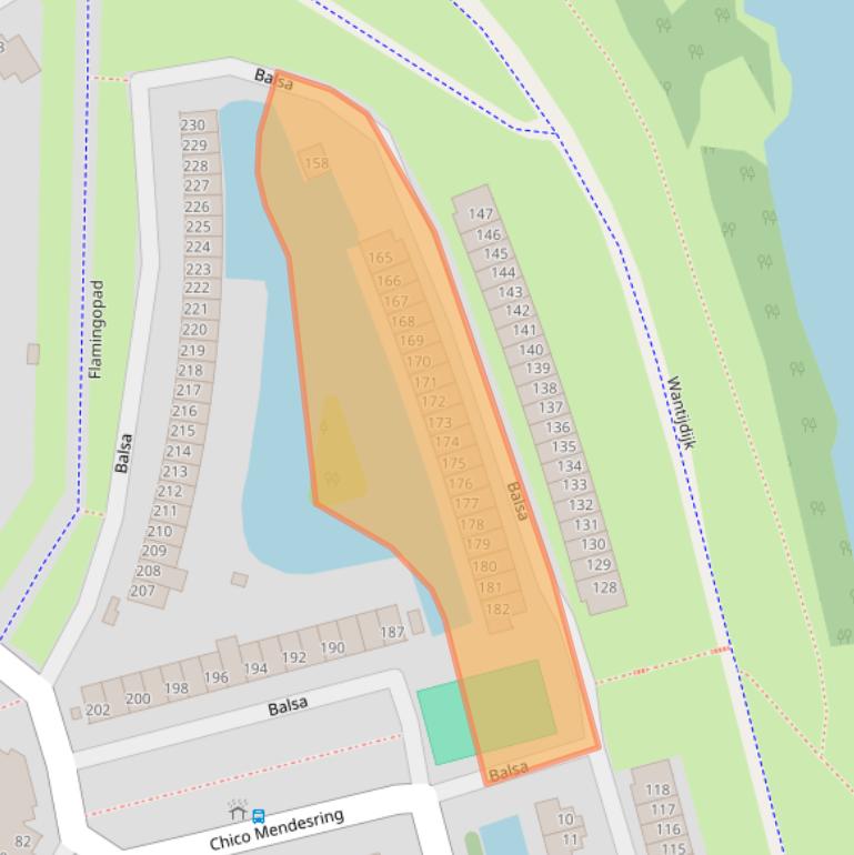 Kaart van postcodegebied 3315NK.