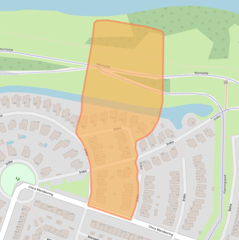 Kaart van postcodegebied 3315PM.