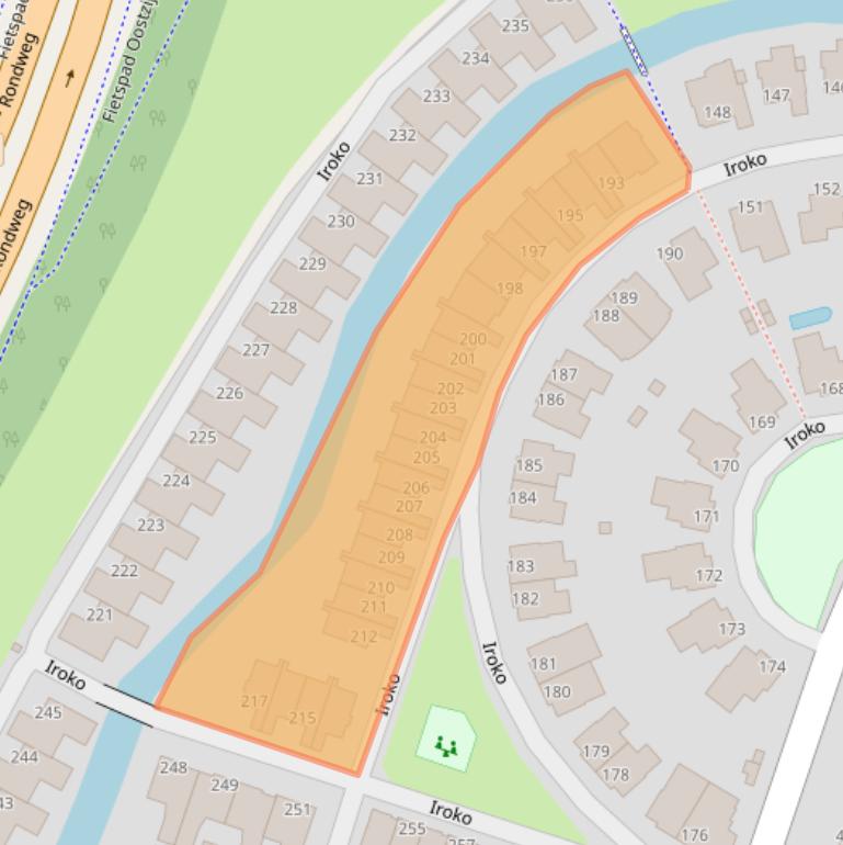 Kaart van postcodegebied 3315PR.