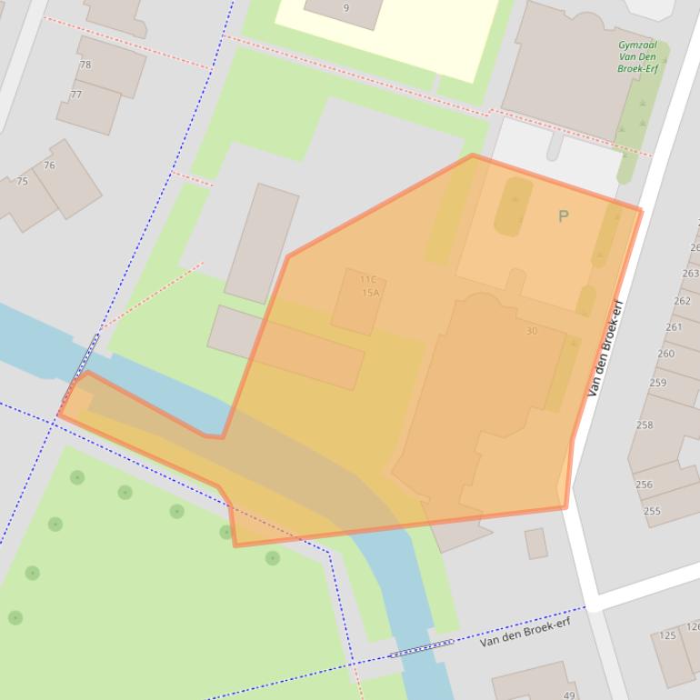 Kaart van postcodegebied 3315SC.