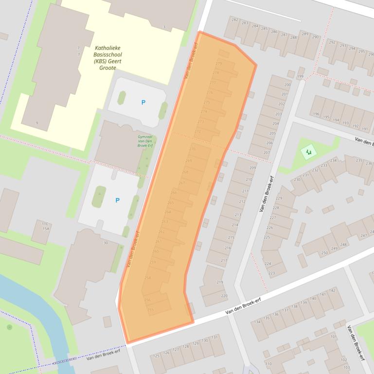 Kaart van postcodegebied 3315SL.