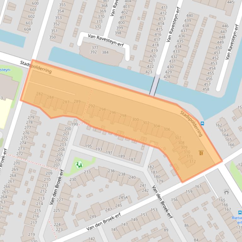 Kaart van postcodegebied 3315SN.