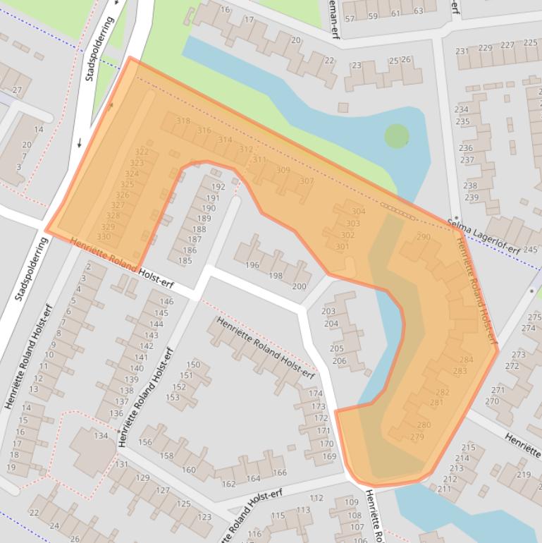 Kaart van postcodegebied 3315TK.