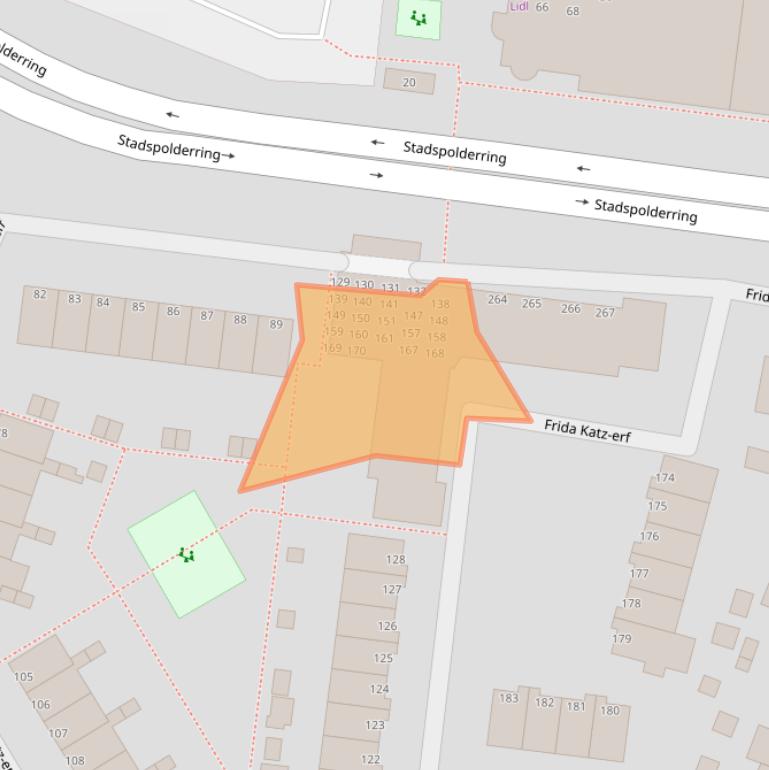 Kaart van postcodegebied 3315VL.