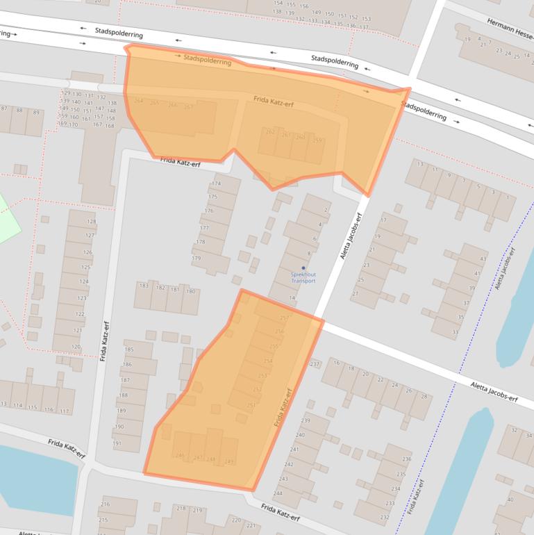 Kaart van postcodegebied 3315VP.