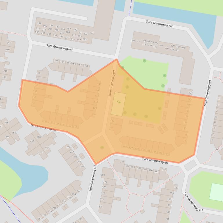 Kaart van postcodegebied 3315XD.