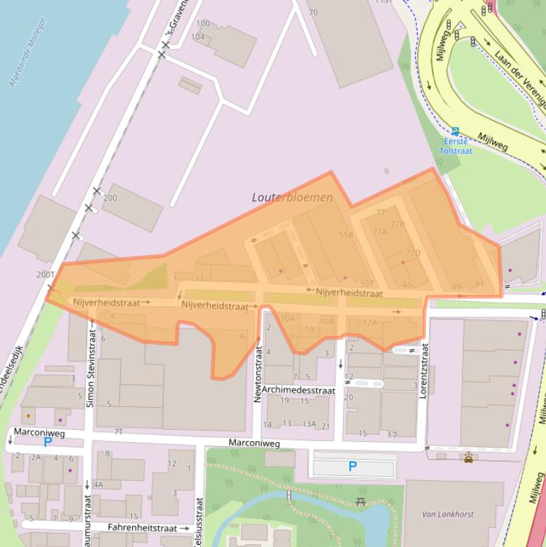 Kaart van postcodegebied 3316AP.