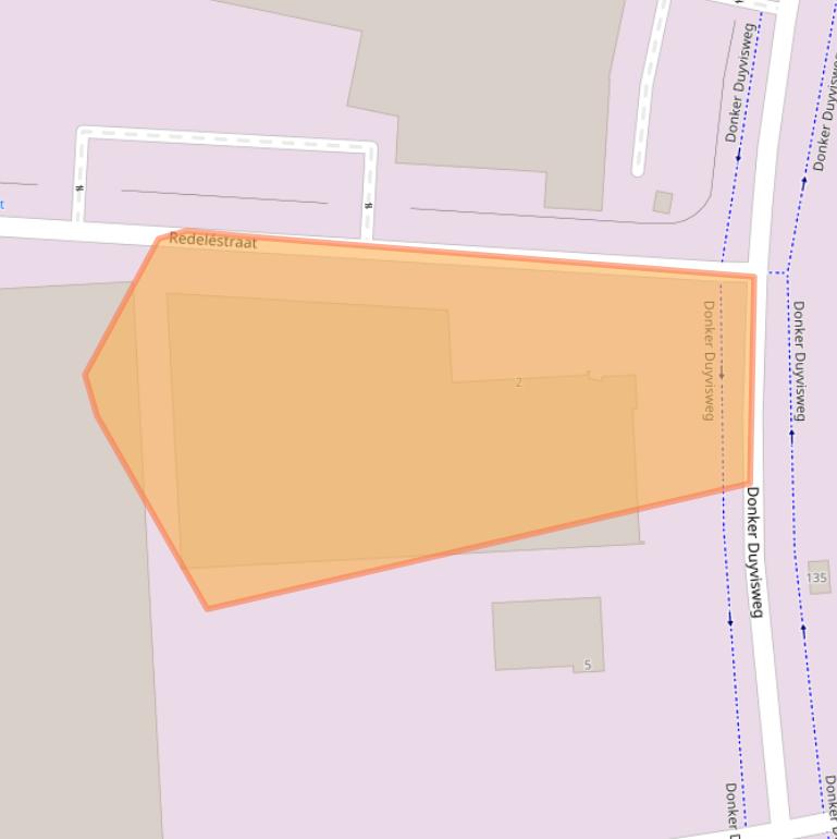 Kaart van postcodegebied 3316BS.