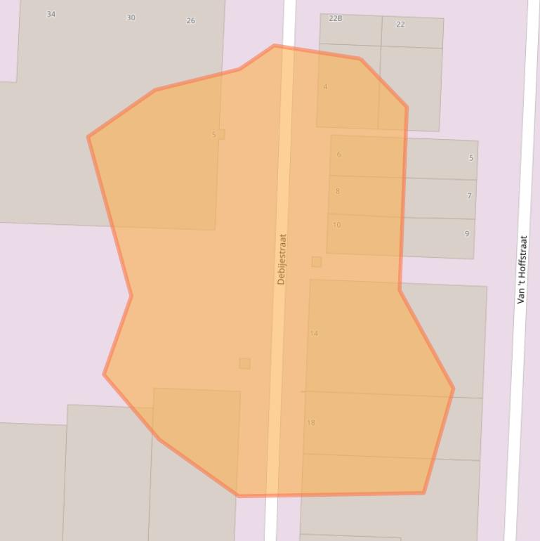 Kaart van postcodegebied 3316GE.