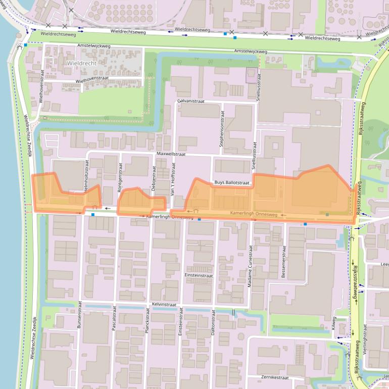 Kaart van postcodegebied 3316GK.