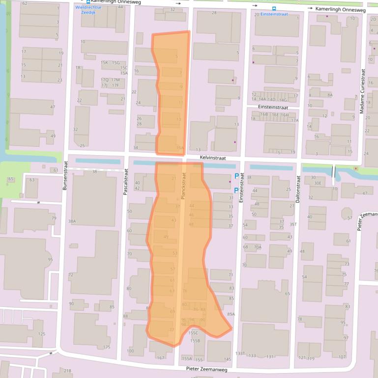 Kaart van postcodegebied 3316GS.