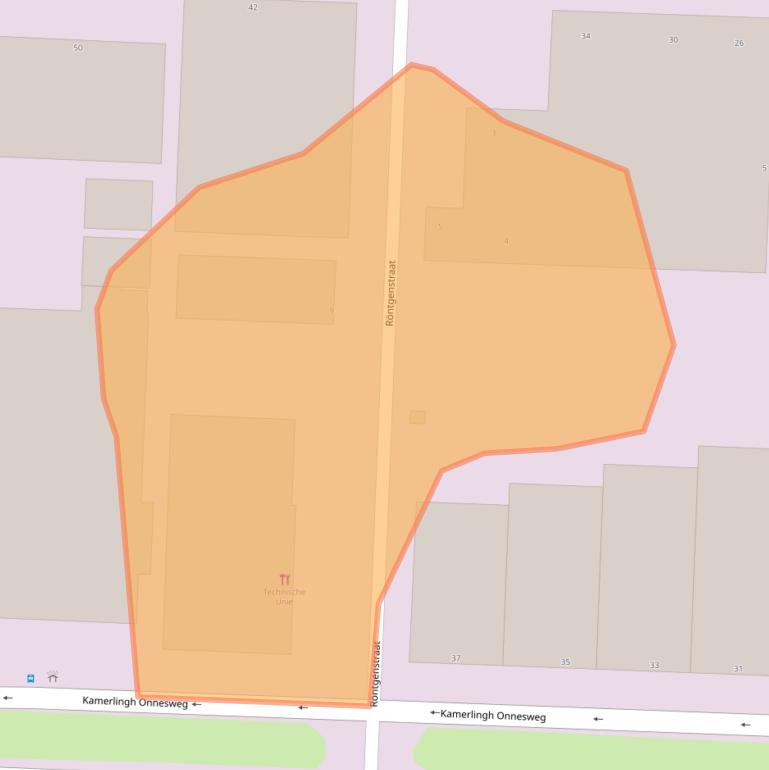 Kaart van postcodegebied 3316GT.