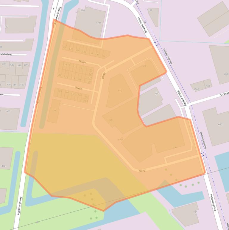 Kaart van postcodegebied 3316KH.